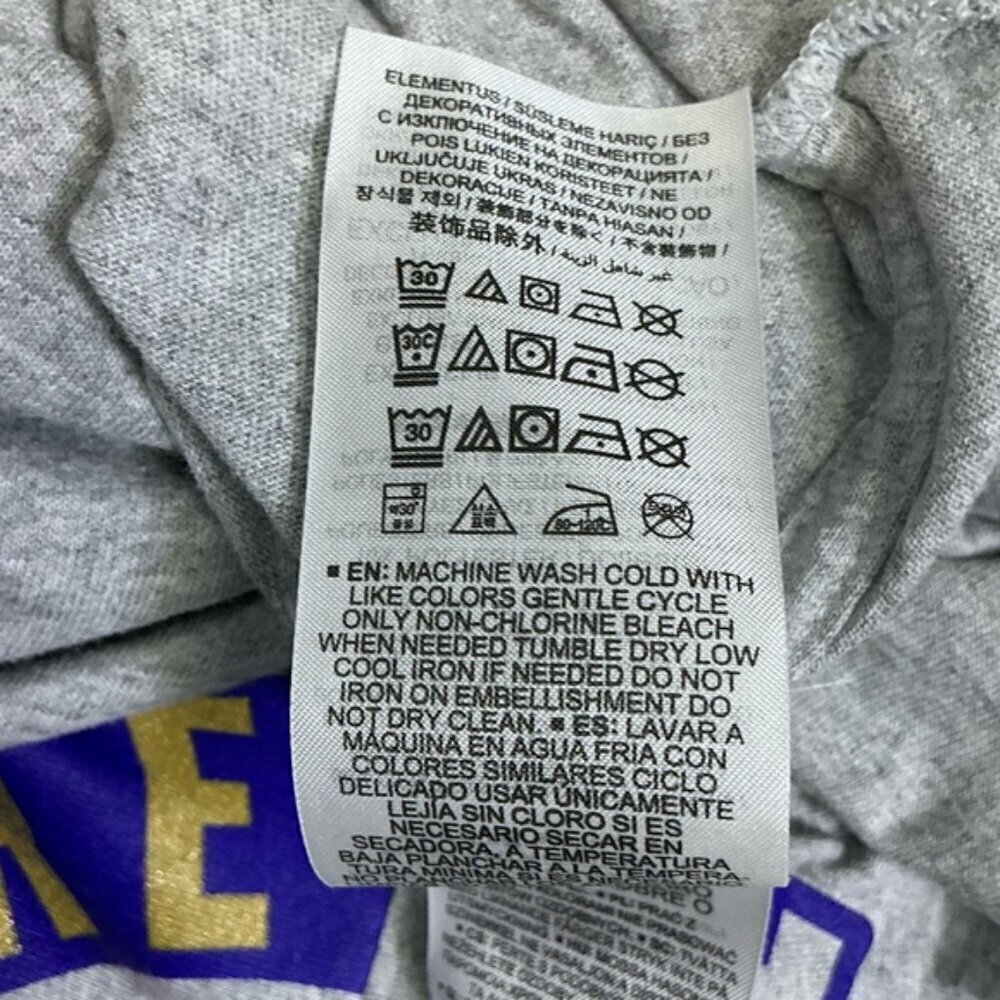 Baltimore Ravens T-Shirt Crew Neck Short Sleeve Gray T-Shirt Unisex Mens Large - Picture 9 of 16